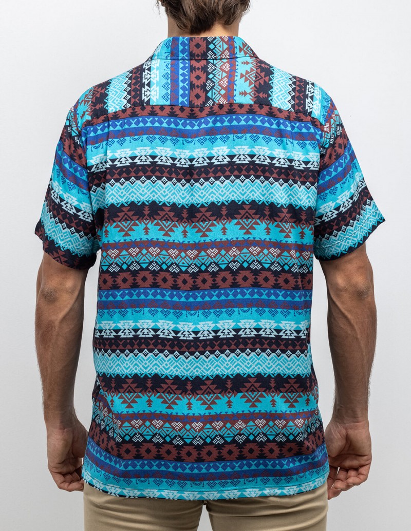 CAMISA AZTECA BLUE 2